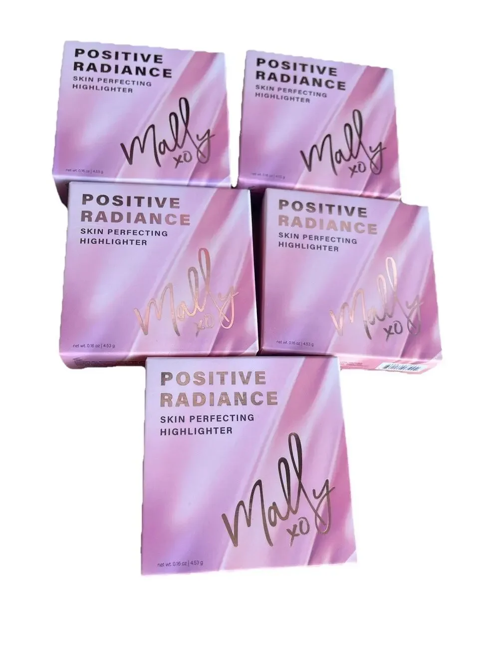 5 Mally Beauty Positive Radiance Skin Perfecting Highlighter Pearlicious Pink